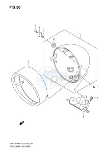 VLR1800 (E3-E28) drawing HEADLAMP HOUSING