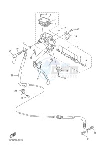 FJR1300A FJR1300A ABS (1CYJ) drawing FRONT MASTER CYLINDER 2