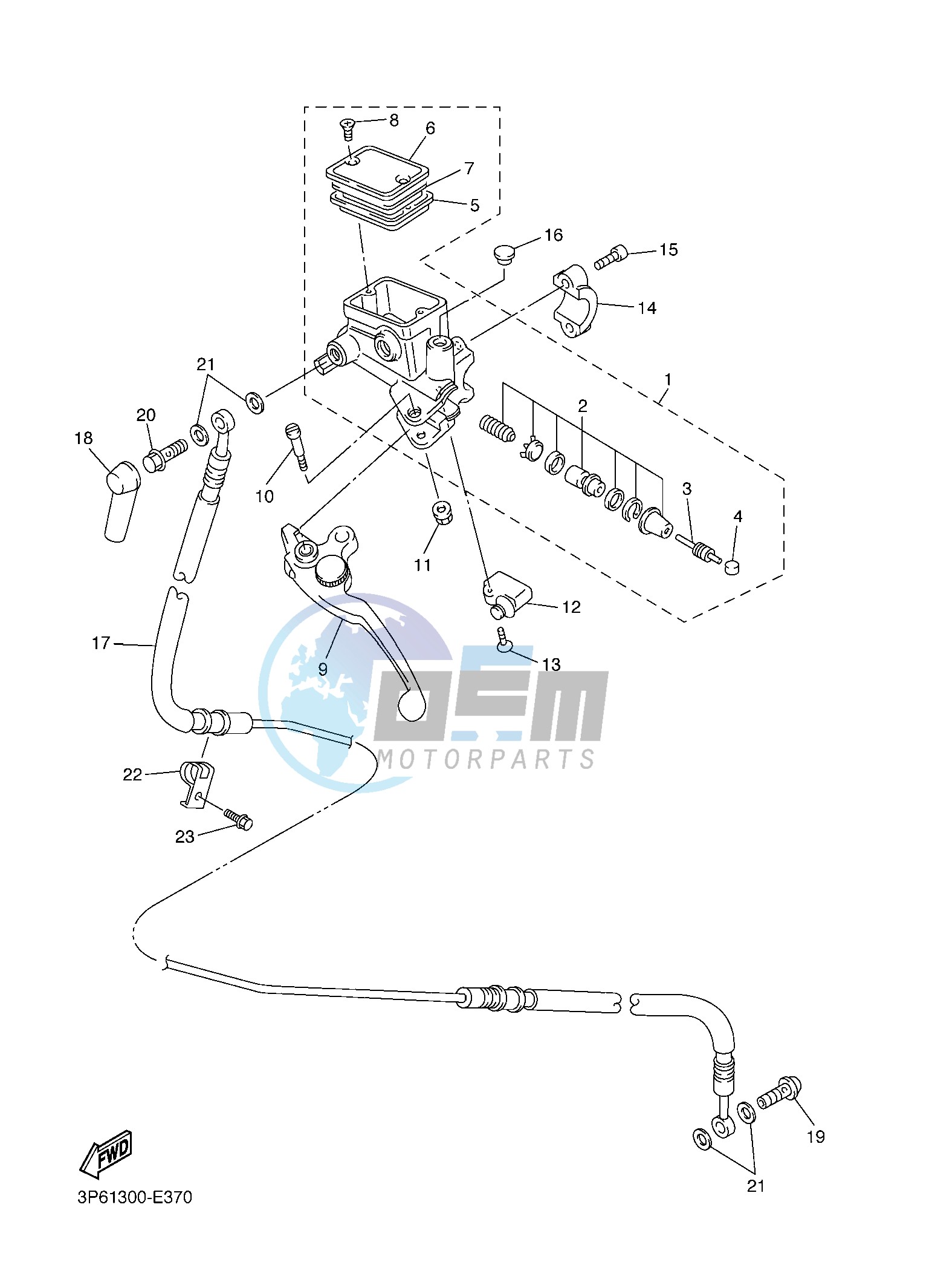 FRONT MASTER CYLINDER 2