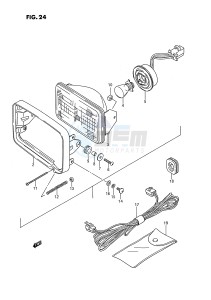 LT-F250 (E3) drawing HEADLAMP