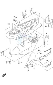 DF 200AP drawing Gear Case