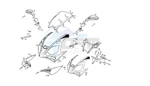 GPR REPLICA - GPR R - 50 CC VTHGR1D1A EU2 drawing COWLING