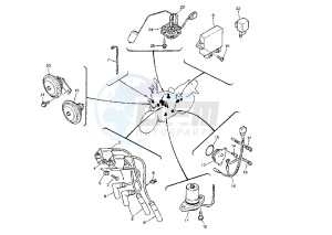 XJR 1300 drawing ELECTRICAL DEVICES