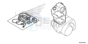 CRF450RD CRF450R Europe Direct - (ED) drawing GASKET KIT A