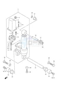 DF 25 drawing Power Tilt Remote Control w/Power Tilt