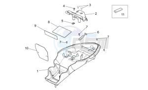 Dorsoduro 750 drawing Rear Body I