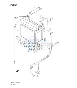 DL650 drawing BATTERY (DL650AL1 E24)