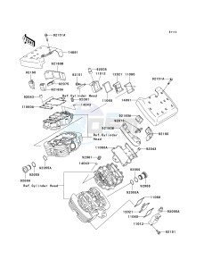 VN 1500 N [VULCAN 1500 CLASSIC FI] (N1-N3) [VULCAN 1500 CLASSIC FI] drawing CYLINDER HEAD COVER