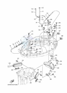 F350AETX drawing BOTTOM-COVER-2