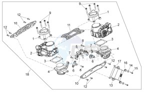 Shiver 750 (AA, JP, K, MAL, T, TW) drawing Throttle body