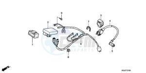 CRF100F9 Australia - (U) drawing WIRE HARNESS