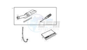 GPR REPLICA MALOSSI - 50 CC VTHGR1D1A 2T MALOSSI drawing WORKSHOP SERVICE TOOLS