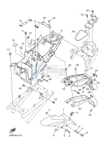 XJ6F 600 DIVERSION F (1CWG) drawing FENDER