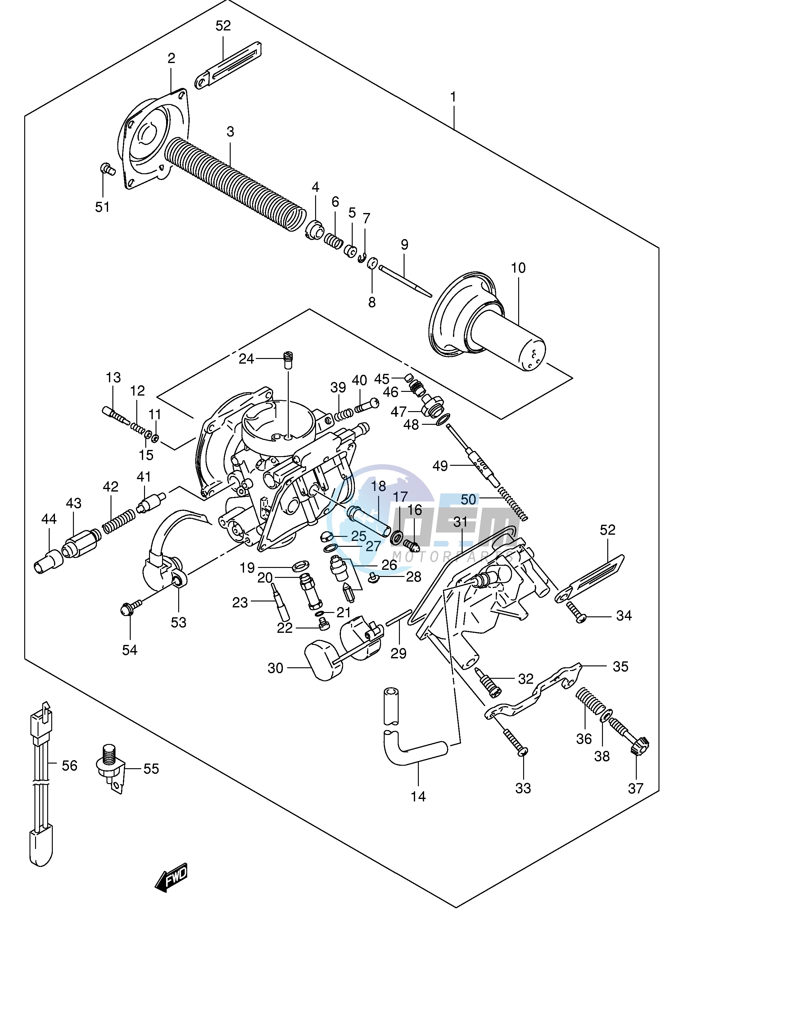 CARBURETOR (MODEL K2 K3 K4)