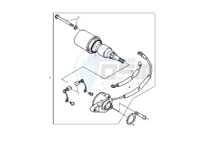 GPR RACING -125 cc drawing STARTING MOTOR