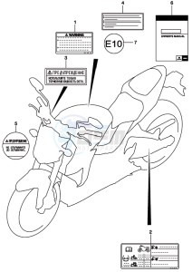 GSX-S750A drawing LABEL