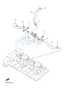 XJ6N 600 XJ6-N (NAKED) (20SK) drawing AIR INDUCTION SYSTEM