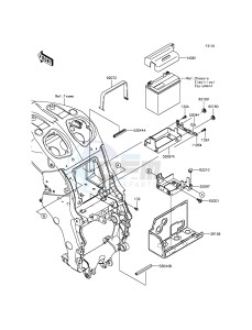 ZZR1400 ABS ZX1400FFFA FR GB XX (EU ME A(FRICA) drawing Battery Case