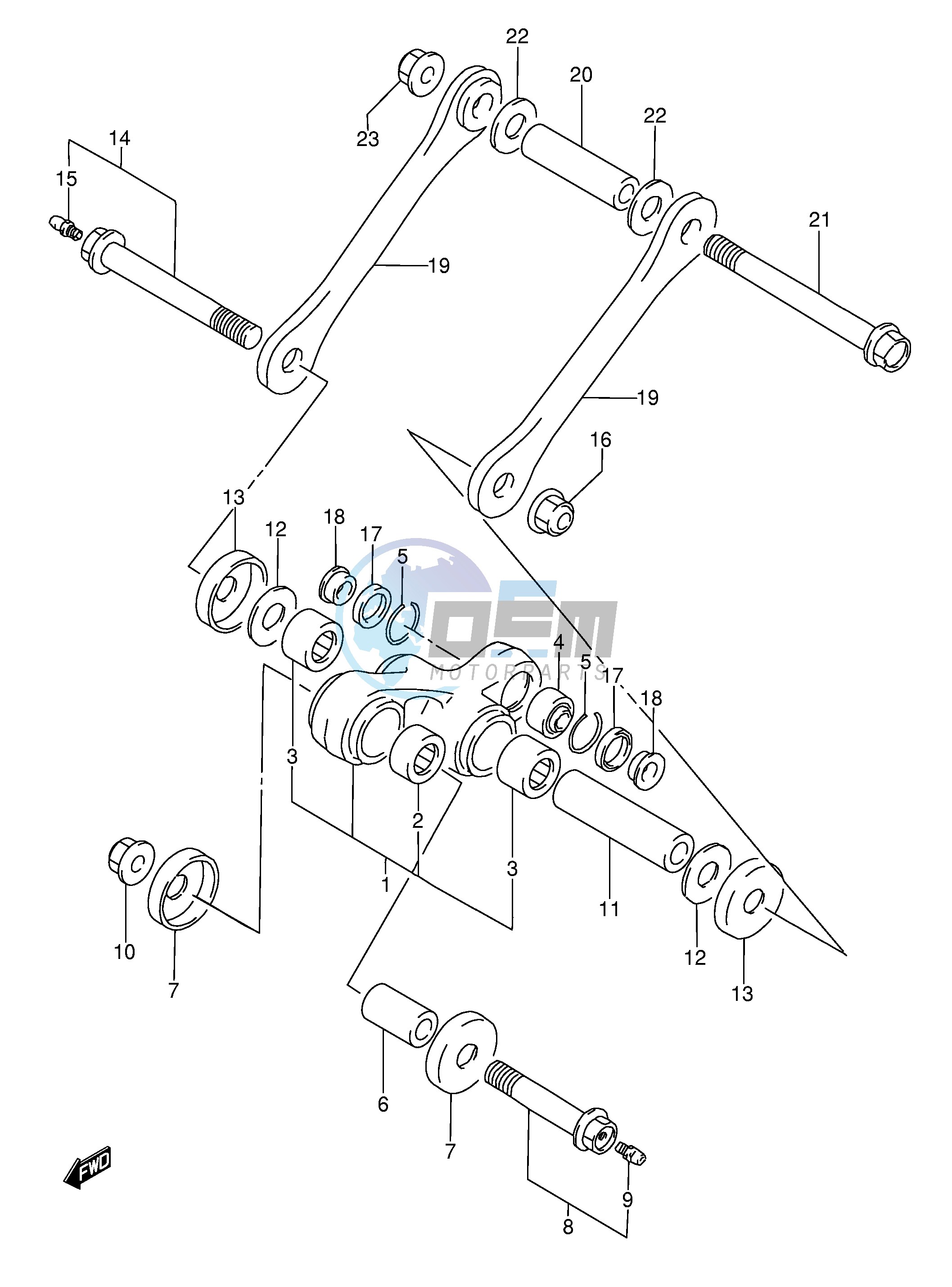 REAR CUSHION LEVER