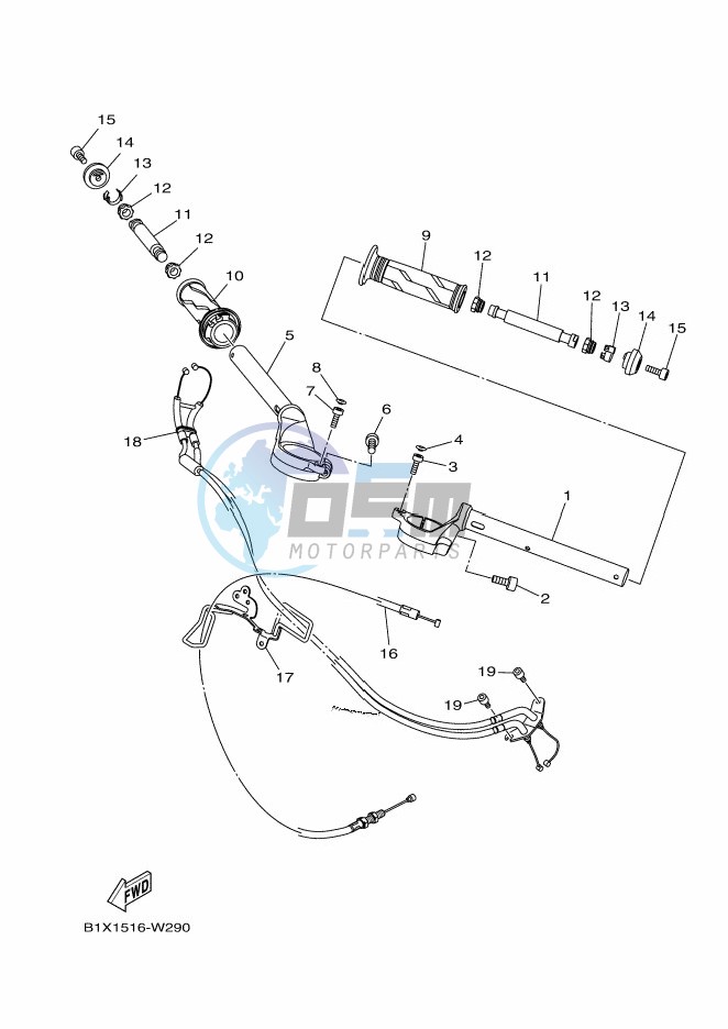 STEERING HANDLE & CABLE