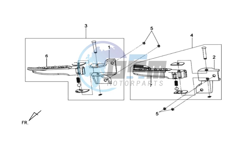 FOOTREST L / R