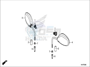 NSC110MPDH UK - (E) drawing MIRROR