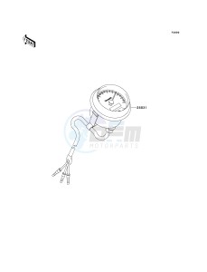 KVF 360 A [PRAIRIE 360 4X4] (A6F-A9F) A8F drawing OPTIONAL PARTS-- US- --- METER- -