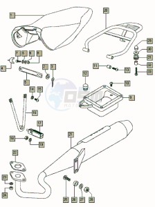 STREETMATE_25-45kmh_K8-L0 50 K8-L0 drawing Seat