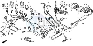 XL1000V VARADERO drawing WIRE HARNESS