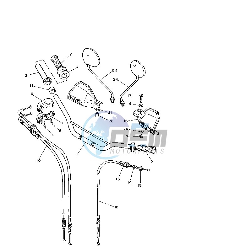 STEERING HANDLE -CABLE