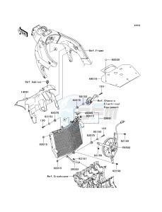 ZX 600 P [NINJA ZX-6R] (7F-8FA) P7F drawing RADIATOR