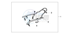 VT600C drawing BACKREST STAY