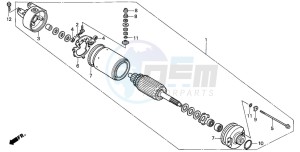 TRX300 FOURTRAX 300 drawing STARTING MOTOR