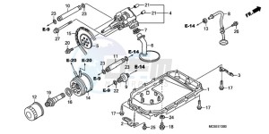 ST13009 France - (F / CMF MME) drawing OIL PUMP/OIL PAN