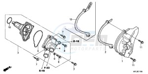 CBR1000RRB drawing WATER PUMP