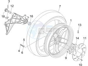 Nexus 250 SP e3 (UK) UK drawing Rear Wheel