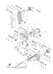 YFM350R YFM350RB RAPTOR 350 (10P9 10P9) drawing HEADLIGHT