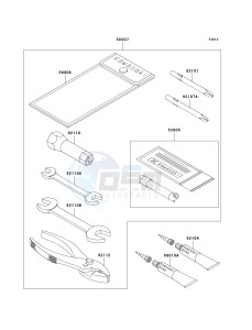 KLF 250 A [BAYOU 250] (A1-A3) [BAYOU 250] drawing OWNERS TOOLS