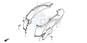 SH150 125 drawing BODY COVER