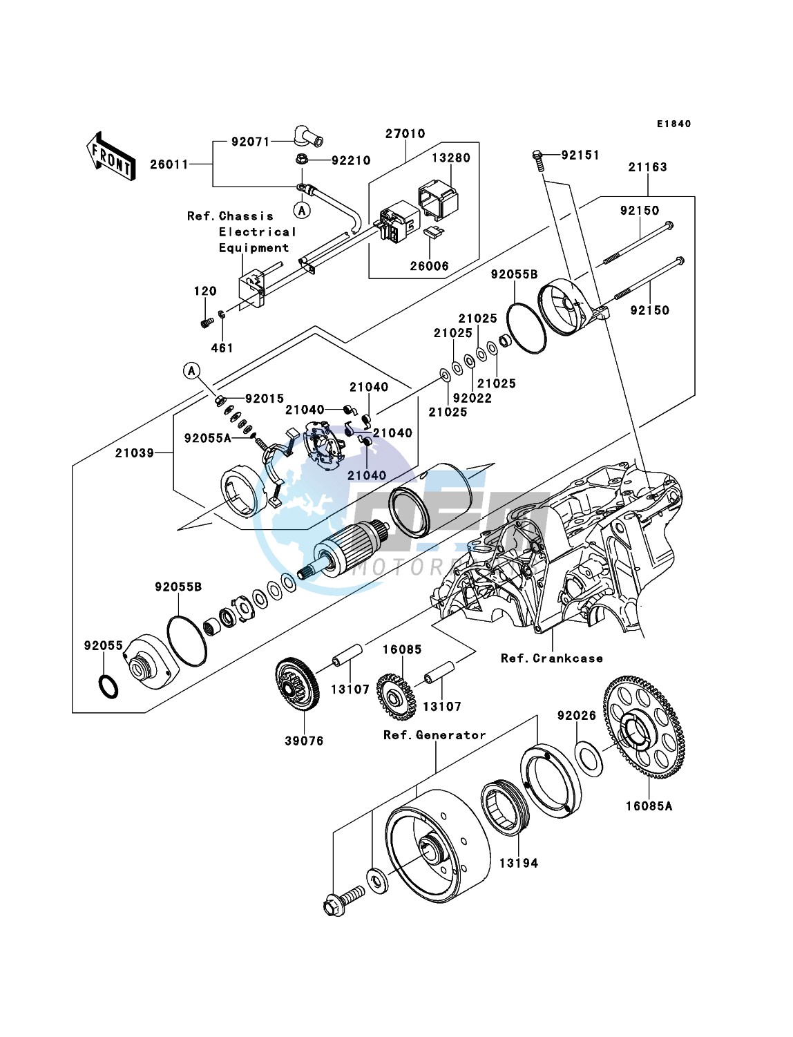 Starter Motor(-ER650AE046804)