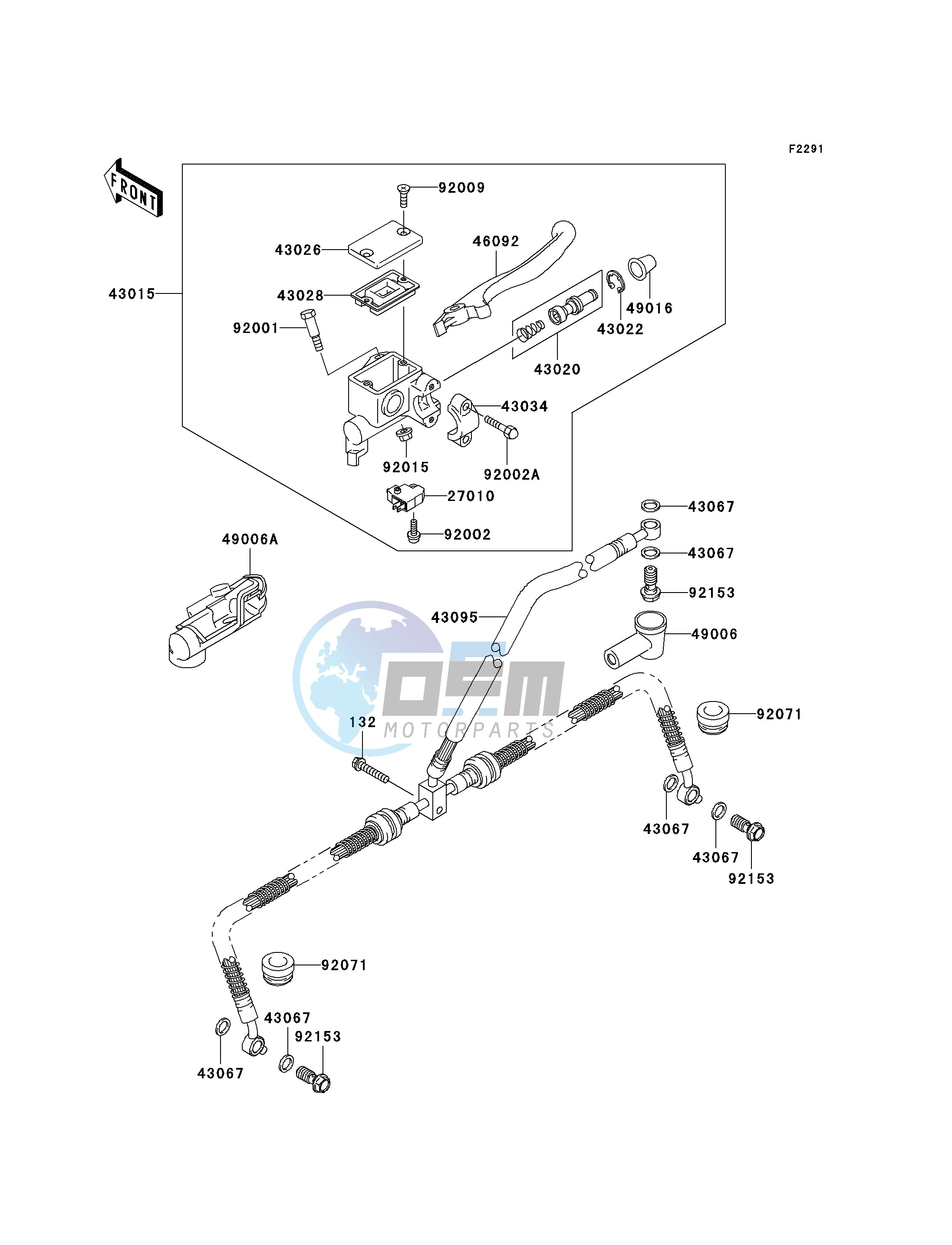 FRONT MASTER CYLINDER