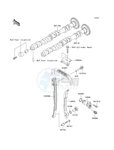 ZR 1000 A [Z1000] (A6F-A6F) A6F drawing CAMSHAFT-- S- -_TENSIONER