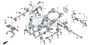 FES125 PANTHEON drawing FRAME BODY