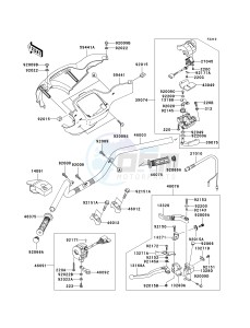 KVF 650 B [PRAIRIE 650 4X4 ADVANTAGE CLASSIC] (B2) [PRAIRIE 650 4X4 ADVANTAGE CLASSIC] drawing HANDLEBAR