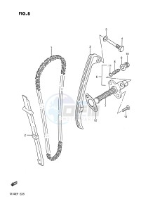 LT230E (E28) drawing CAM CHAIN