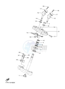 XVS950CU XVS950 ABS (1XC2) drawing STEERING