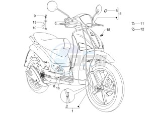 Liberty 125 4t drawing Transmissions