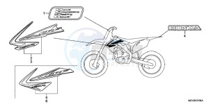 CRF450RC drawing MARK