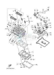 YZF-R25 249 (1WD9) drawing CYLINDER HEAD