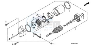 ST1300A9 CH / ABS MME - (CH / ABS MME) drawing STARTING MOTOR